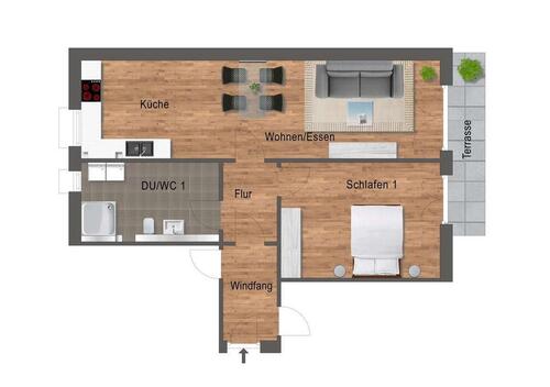 Foto - ERSTBEZUG: 2-Zimmerwohnung ab sofort frei!