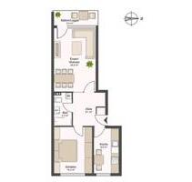 Schöne helle Wohnung mit Balkon in TG-Stellplatz - Villingen-Schwenningen