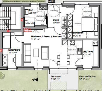 Foto - 3 Zimmer Erdgeschoßwohnung zur Miete in Bocholt