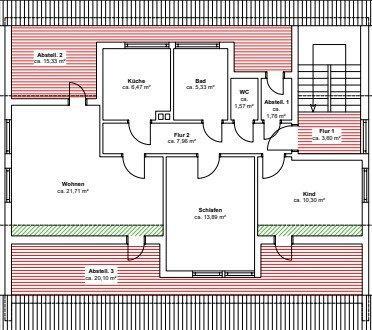 Foto - 3-Zimmer-Dachgeschosswohnung in Erlangen-Büchenbach – ab Mai