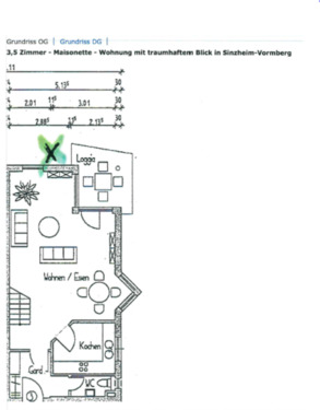 Foto - Etagenwohnung in Sinzheim