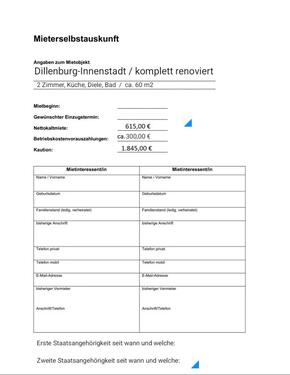 Foto - Etagenwohnung in Dillenburg zur Miete