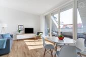 Foto - Möblierte 2-Zimmer Wohnung mit Balkon und Fußbodenheizung