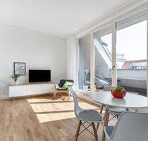 Möblierte 2-Zimmer Wohnung mit Balkon und Fußbodenheizung - Leipzig Mitte