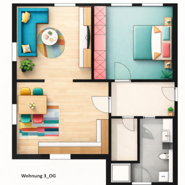 Foto - Modern & zentral wohnen – 2 Zimmer 