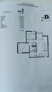 Foto - 3-Zimmer-Wohnung zu vermieten - 1.200,00&nbsp;EUR Kaltmiete, ca.&nbsp; 76,79&nbsp;m&sup2;