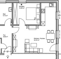 Helle 2-Zimmer Wohnung mit Balkon in Grömitz