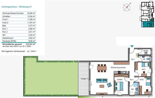 Foto - Wohntraum wartet auf Sie! (4 Zimmer, 123qm, 3x KFZ Stellplatz, Ga