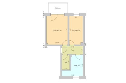 Foto - 2-Zimmer Wohnung in Hohen Luckow