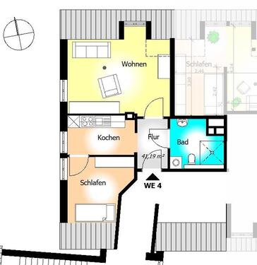 Foto - 1 Zimmer Dachgeschoßwohnung in Arneburg