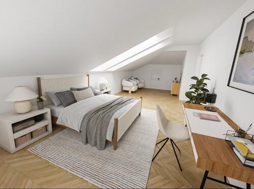 Foto - Moderne Dachgeschosswohnung mit großer Dachterrasse