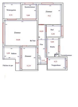 Foto - Mietwohnung - 1.100,00&nbsp;EUR Kaltmiete, ca.&nbsp; 125,00&nbsp;m&sup2;