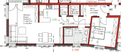 Foto - 2,5 ZKB Wohnung Miete Erstbezug im energieeffizienten Neubau