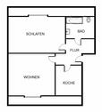 Foto - 2 Zimmer Dachgeschoßwohnung zur Miete in Edingen-Neckarhausen