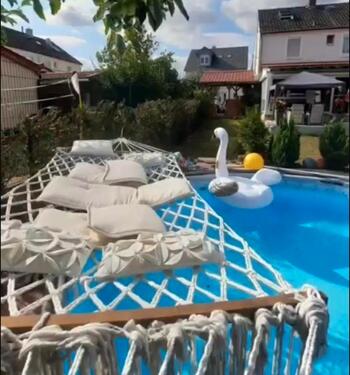 Foto - Gepflegte Doppelhaushälfte mit Garten & Pool in Pfeddersheim