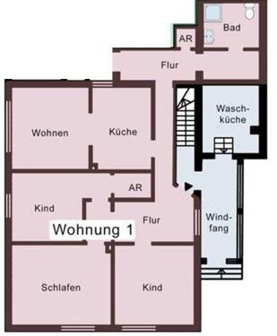 Foto - 4 Zimmer Erdgeschoßwohnung zur Miete in Löhne