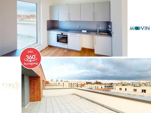 Foto - DREI DACHTERRASSEN INKLUSIVE: Modernes 4-Zi.-Penthouse mit stilvoller EBK und modernem Bad