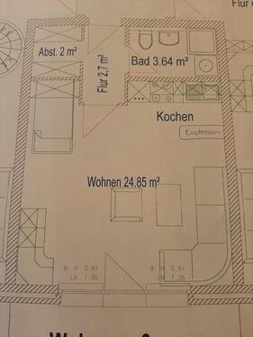 Foto - 1 Zimmer Etagenwohnung zur Miete in Hemer