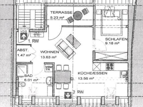 Foto - Dachgeschosswohnung - 370,00&nbsp;EUR Kaltmiete, ca.&nbsp; 47,00&nbsp;m&sup2;