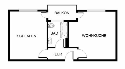 Foto - 2 Zimmer Etagenwohnung in Köln