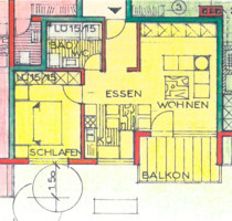 2-Zimmer-Wohnung mit Balkon, Garage, Keller & Klimaanlage prov.fr - Leutenbach