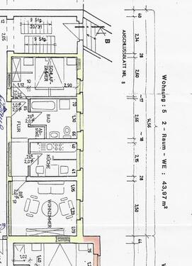 Foto - 2 Zimmer Etagenwohnung zur Miete in Templin