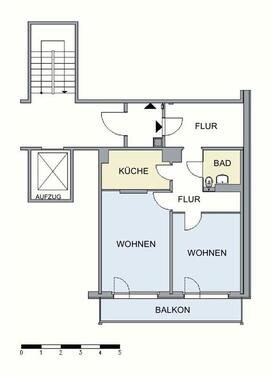 Foto - Etagenwohnung in Neubrandenburg zur Miete