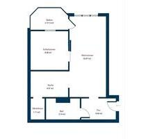 Renovierte und schöne 2-Zimmer-Wohnung | 54 m² |55130 Mainz