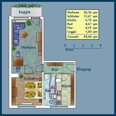 Foto - 2 Zimmer Etagenwohnung zur Miete in Dresden