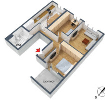 3-Zimmer-Wohnung im 1. OG in Stuttgart-Giebel