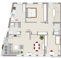3ZKB EG Siegen, 119 m², Balkon & Terrasse, altengerecht