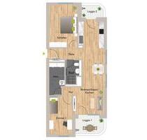 3-Zimmer-Wohnung am Spinelli-Park, 4. OG, Küche inkl. - Mannheim Niederfeld