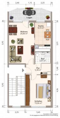 Foto - 2 Zimmer Etagenwohnung zur Miete in Bautzen
