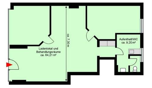 Foto - Laden oder Büro in Rosenheim - 1.500,00&nbsp;EUR Kaltmiete, ca.&nbsp; 82,00&nbsp;m&sup2;