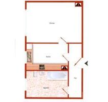 Vermietete 1- Raum- Wohnung- Kapitalanlage nahe Jena - Lehesten