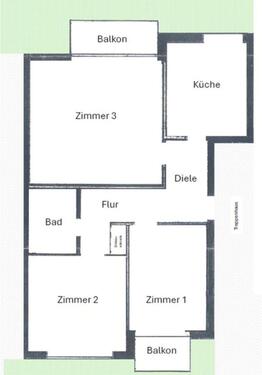 Foto - Etagenwohnung in Münster zur Miete