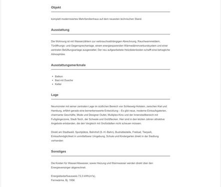 Foto - 2.5 Zimmer Etagenwohnung in Neumünster