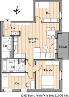 Foto - Platz für die ganze Familie! - 1.372,00 EUR Kaltmiete,