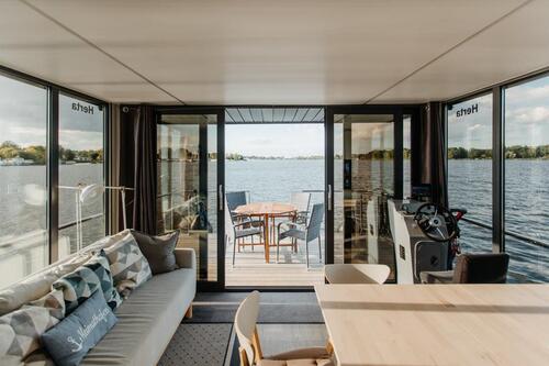 Foto - ⚓Hausboot Boot als Ferienwohnung Ferienhaus mieten 