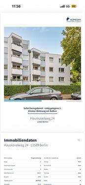 Foto - 1 Zimmer Wohnung in Spandau mit Balkon