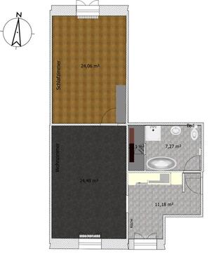 Foto - 2 Zimmer Etagenwohnung zur Miete in Herzberg am Harz