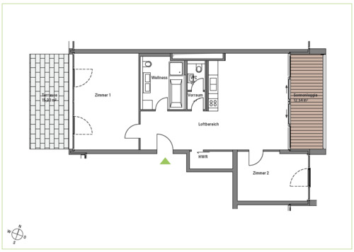 Foto - Etagenwohnung zur Miete in Düsseldorf