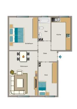 Foto - 3 Zimmer Etagenwohnung in Lünen