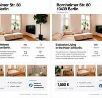Wohnung in Berlin zur Miete - Apartment - möbliert