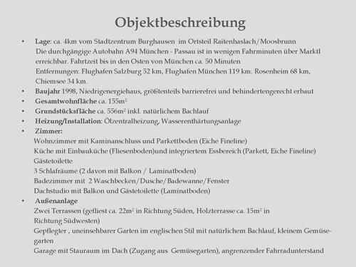 Foto - 5 Zimmer Doppelhaushälfte zur Miete in Burghausen