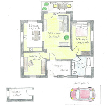Foto - Neu & Modern – 3-Zimmer-Wohnung mit Balkon in Bad Liebenstein