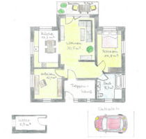 Neu & Modern – 3-Zimmer-Wohnung mit Balkon in Bad Liebenstein