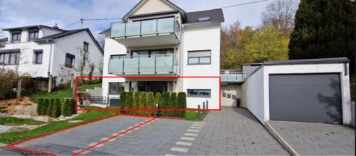 Foto - Moderne Neubauwohnung (Bj. 2021) mit Terrasse & Garten in ruhiger