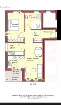 Foto - 2 Zimmer Erdgeschoßwohnung zur Miete in Sögel
