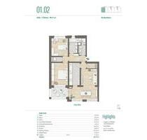 3-Zimmer Suite mit EBK und Balkon - Wohnen im Olympischen Dorf WE 01.02 - Nauen